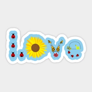 In Love With Nature Sticker